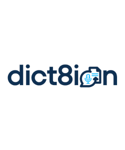 Best Medical Scribes - Dict8ion - Accurate AI Dictation Company Logo on Specialist Practice Excellence website