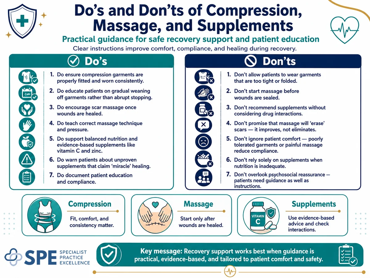 Dos and Donts of Compression Massage and Supplements Dos