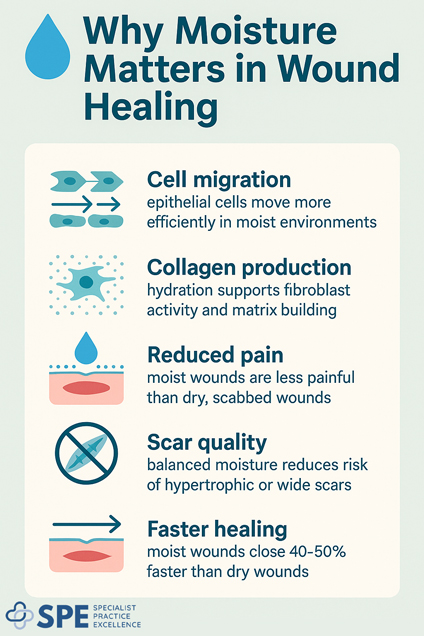 Why Moisture Matters in Wound Healing by SPE