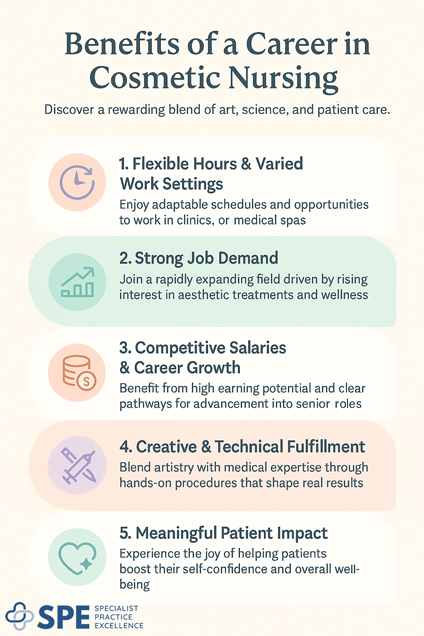 Benefits of a Career in Cosmetic Nursing by SPE