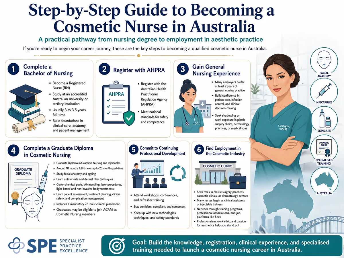 Step-by-Step Guide to Becoming a Cosmetic Nurse in Australia