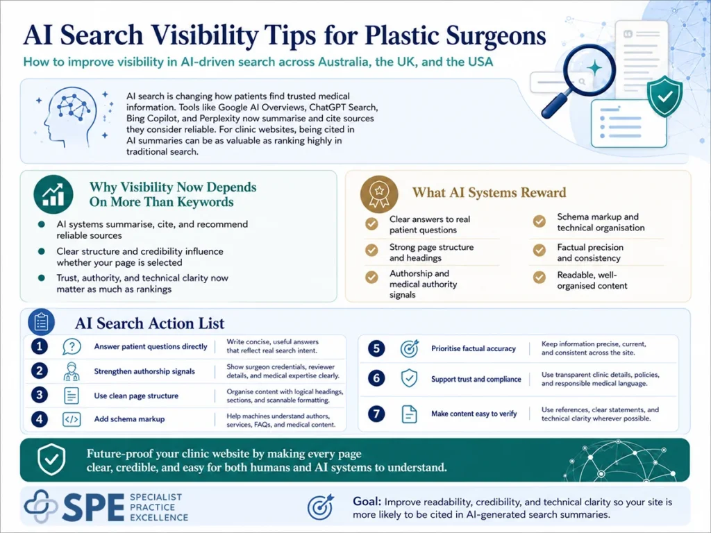 AI Search Visibility Tips for Plastic Surgeons