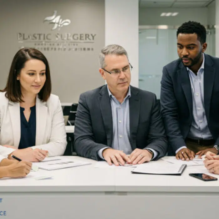 Aesthetic Marketers in meeting