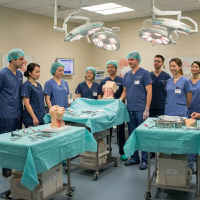 Whole Practice Team in surgical environment