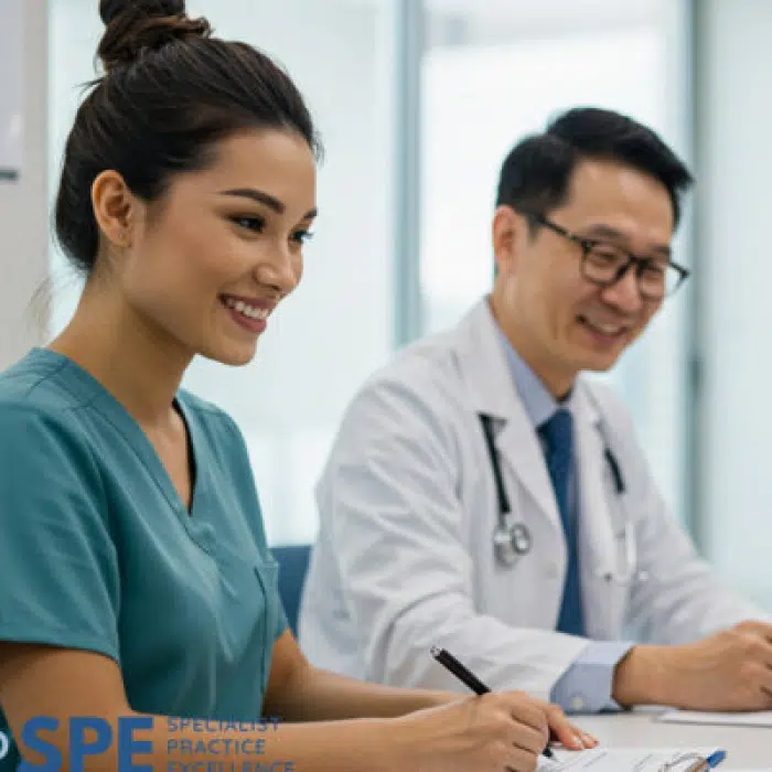 Patient Co-ordinators consulting with clients