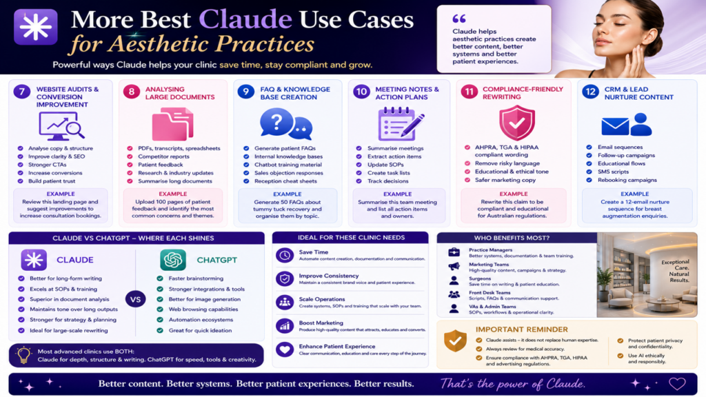 More Best Use Cases for Aesthetic Practices
