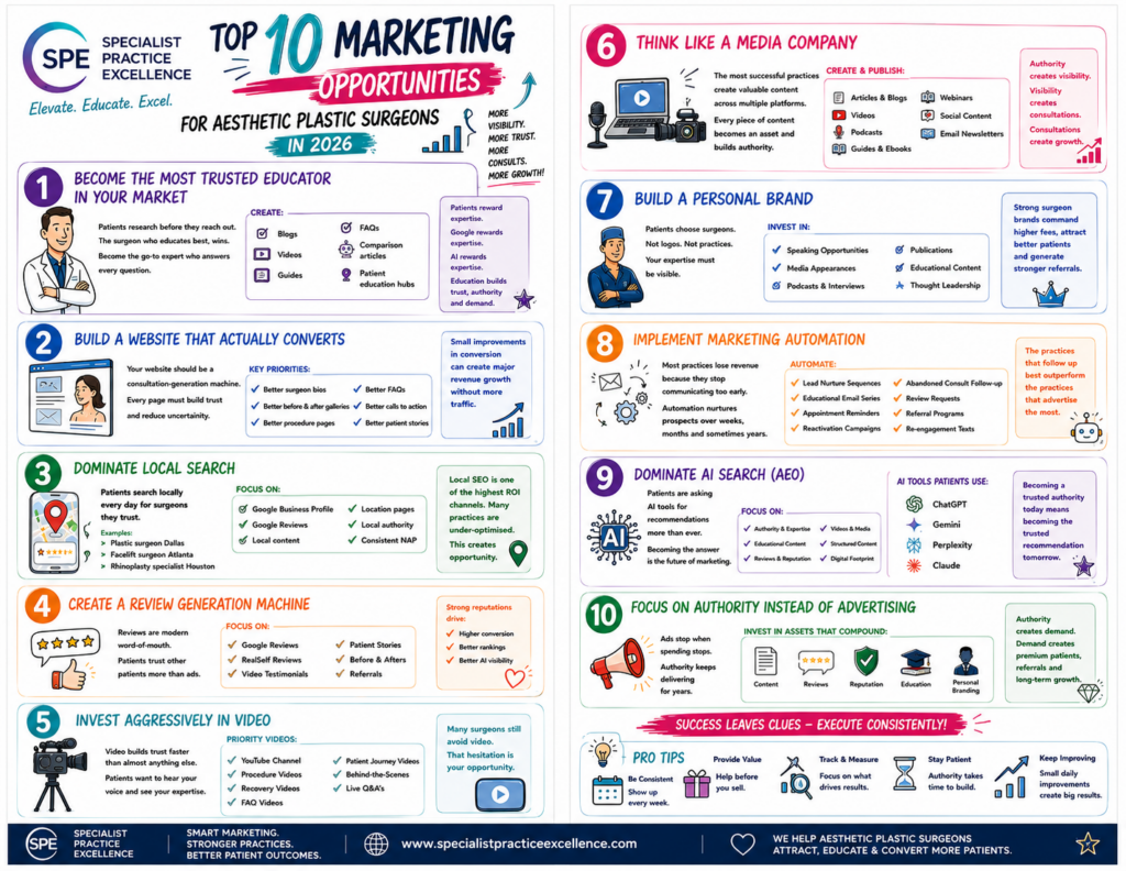 Top 10 Marketing Opportunities for Plastic Surgeons